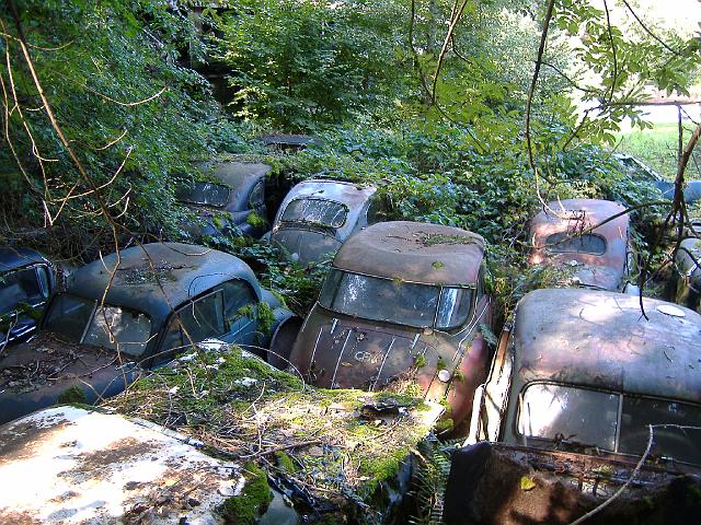 Autofriedhof - 021.JPG - Historischer Autofriedhof,    Gürbetal (CH)